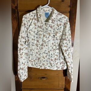 Floral Jean Jacket